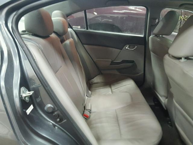 19XFB2F9XCE319696 - 2012 HONDA CIVIC EXL ნაცრისფერი ფოტო 6