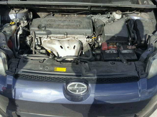 JTLZE4FE9C1145429 - 2012 TOYOTA SCION BLUE photo 7