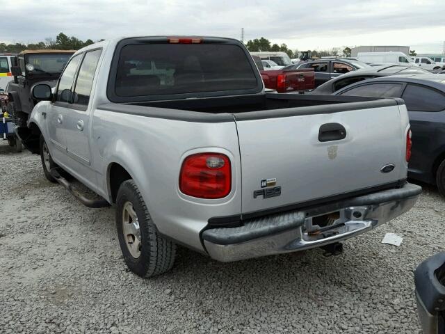 1FTRW07603KA29670 - 2003 FORD F150 SUPER SILVER photo 3