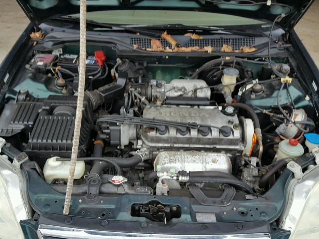 JHMEJ8644YS000304 - 2000 HONDA CIVIC EX მწვანე ფოტო 7