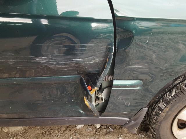 JHMEJ8644YS000304 - 2000 HONDA CIVIC EX მწვანე ფოტო 9