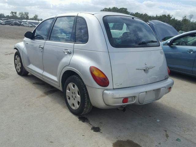 3C4FY48B65T511481 - 2005 CHRYSLER PT CRUISER SILVER photo 3