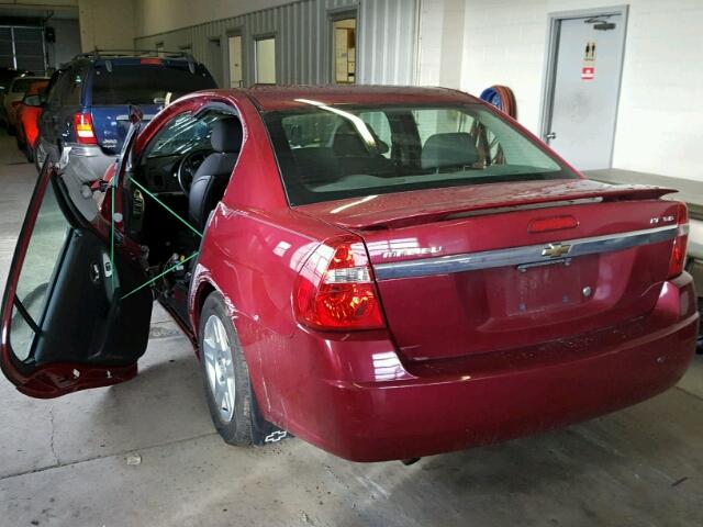 1G1ZT53806F271474 - 2006 CHEVROLET MALIBU LT MAROON photo 3