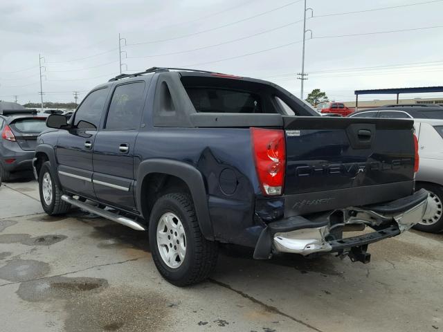 3GNEC12Z96G137643 - 2006 CHEVROLET AVALANCHE BLUE photo 3