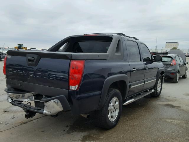 3GNEC12Z96G137643 - 2006 CHEVROLET AVALANCHE BLUE photo 4