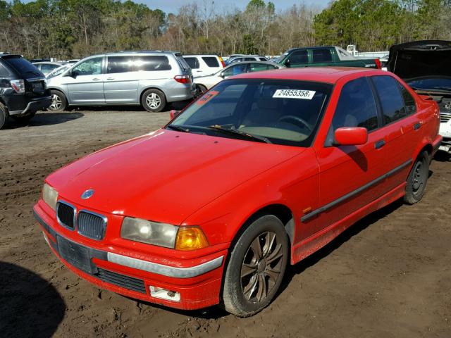 WBACC0326VEK23314 - 1997 BMW 318 I AUTO RED photo 2