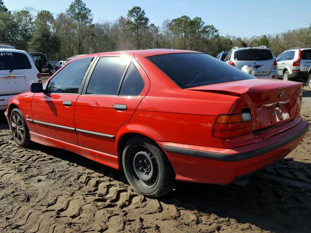 WBACC0326VEK23314 - 1997 BMW 318 I AUTO RED photo 3