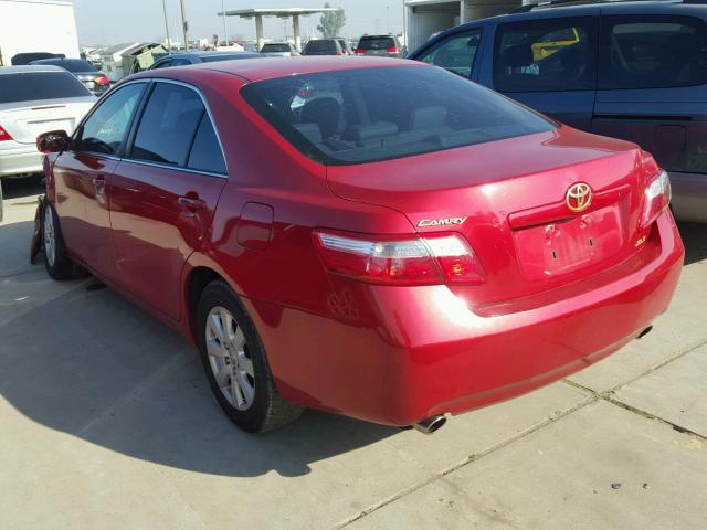 4T1BK46K87U008963 - 2007 TOYOTA CAMRY NEW RED photo 3