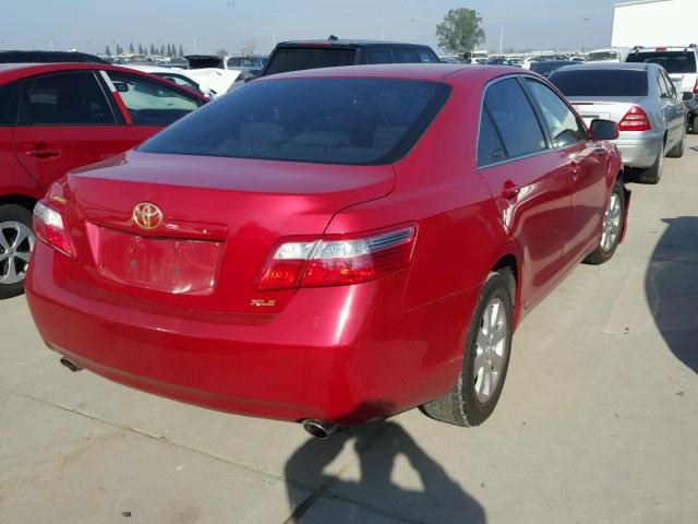 4T1BK46K87U008963 - 2007 TOYOTA CAMRY NEW RED photo 4