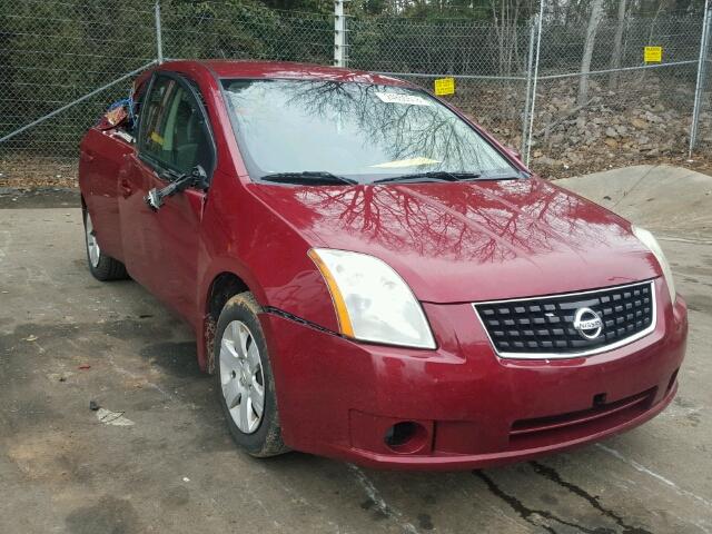 3N1AB61E28L734636 - 2008 NISSAN SENTRA 2.0 BURGUNDY photo 1