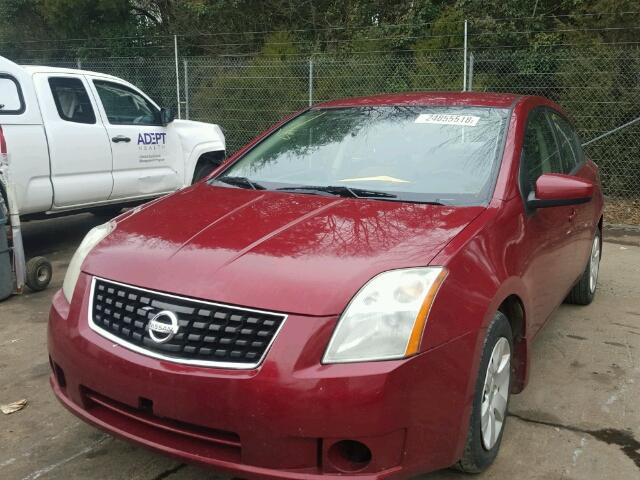 3N1AB61E28L734636 - 2008 NISSAN SENTRA 2.0 BURGUNDY photo 2