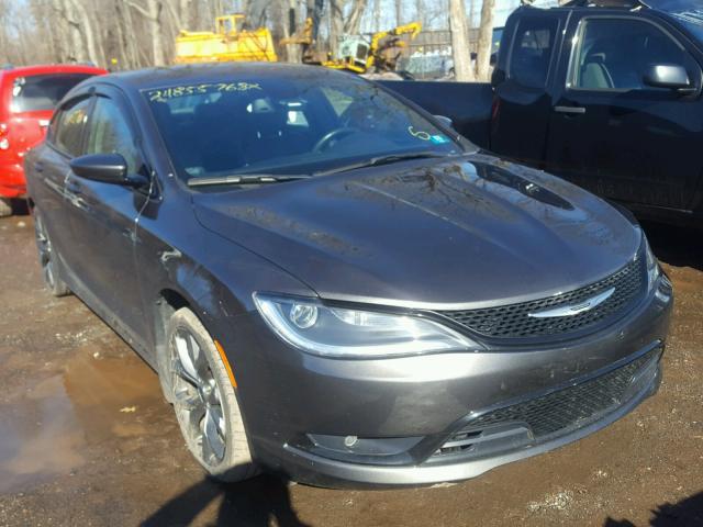 1C3CCCBG7GN129838 - 2016 CHRYSLER 200 S GRAY photo 1