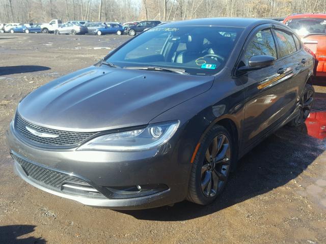 1C3CCCBG7GN129838 - 2016 CHRYSLER 200 S GRAY photo 2