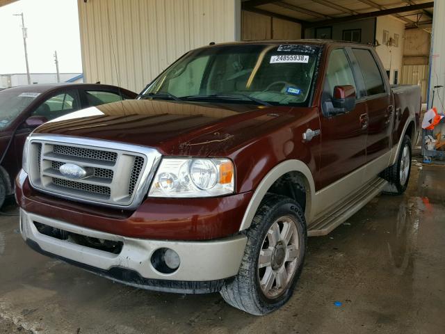 1FTPW12V97KB64986 - 2007 FORD F150 SUPER TWO TONE photo 2