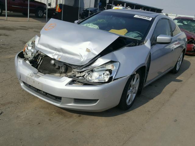 1HGCM82623A005945 - 2003 HONDA ACCORD EX SILVER photo 2