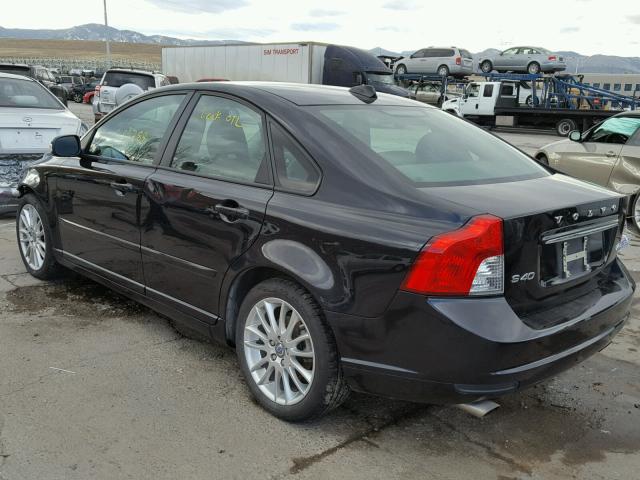 YV1672MS1B2537765 - 2011 VOLVO S40 T5 BLACK photo 3