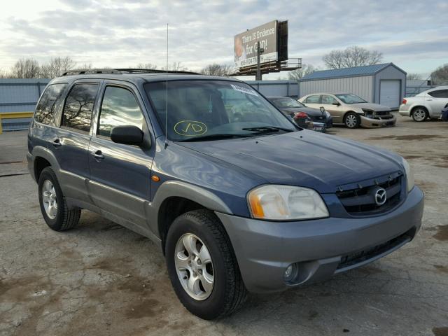 4F2CU08121KM06026 - 2001 MAZDA TRIBUTE LX BLUE photo 1