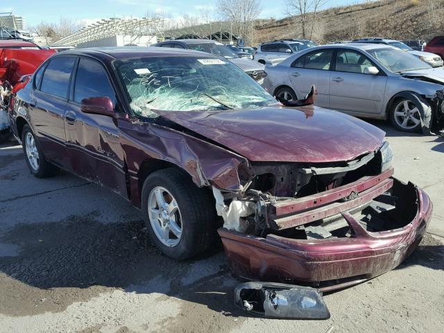 2G1WH55K549416334 - 2004 CHEVROLET IMPALA LS MAROON photo 1