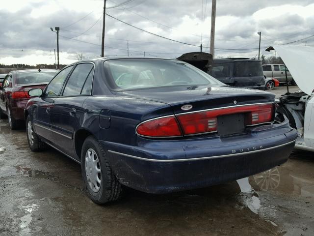 2G4WS52J621255309 - 2002 BUICK CENTURY CU BLUE photo 3