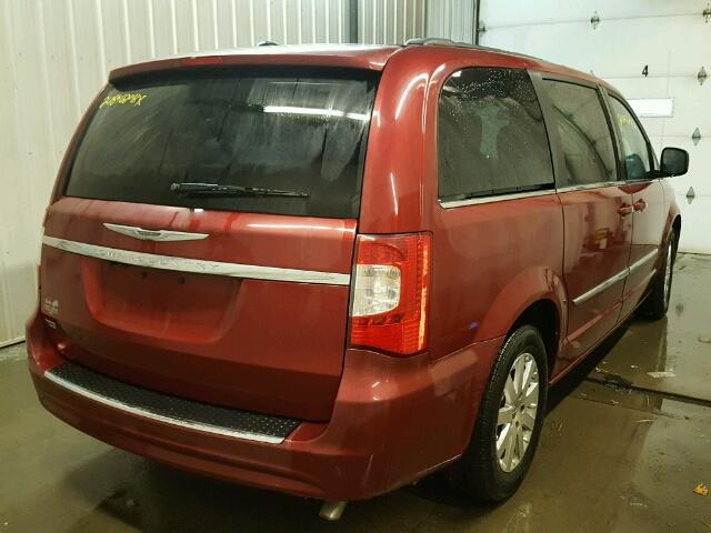 2C4RC1BG8ER383407 - 2014 CHRYSLER TOWN & COU RED photo 4