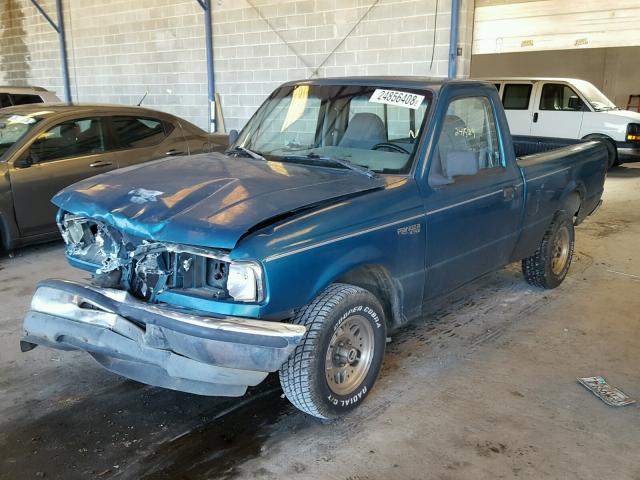 1FTCR10A5RUC64712 - 1994 FORD RANGER GREEN photo 2