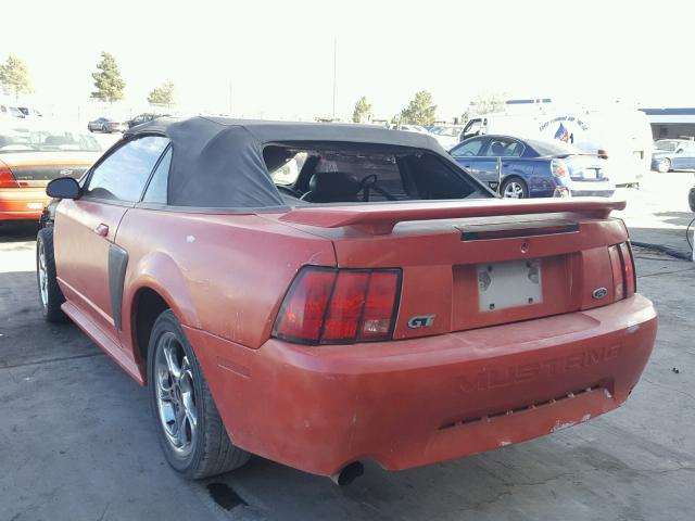 1FAFP45XX2F105234 - 2002 FORD MUSTANG GT RED photo 3