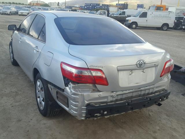 4T1BE46K37U718764 - 2007 TOYOTA CAMRY NEW SILVER photo 3