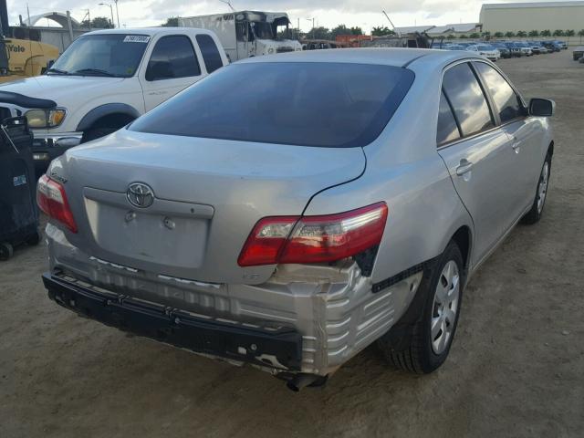 4T1BE46K37U718764 - 2007 TOYOTA CAMRY NEW SILVER photo 4