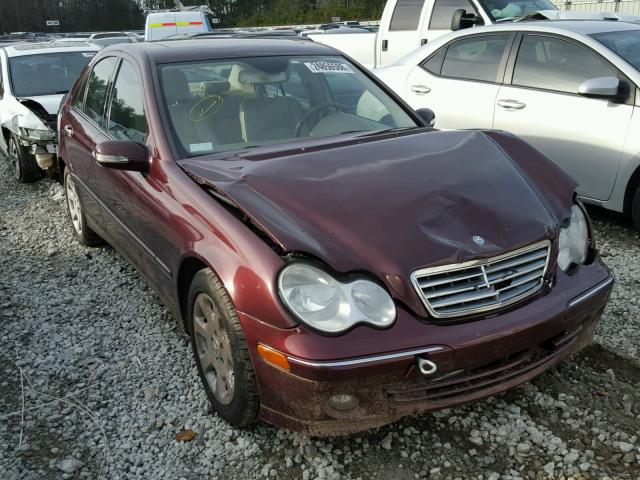 WDBRF92H06F770829 - 2006 MERCEDES-BENZ C GENERATI BURGUNDY photo 1