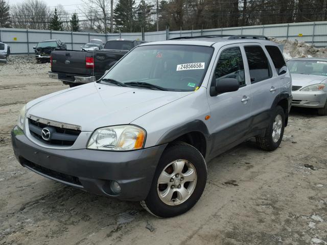 4F2CZ961X3KM25838 - 2003 MAZDA TRIBUTE ES GRAY photo 2
