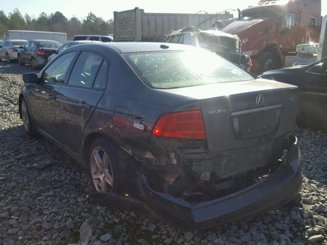 19UUA66296A074127 - 2006 ACURA 3.2TL CHARCOAL photo 3