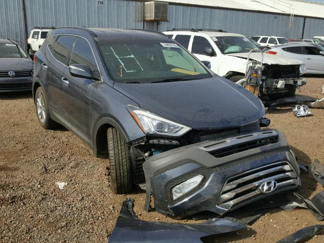 5XYZU3LA4EG223130 - 2014 HYUNDAI SANTA FE S BLUE photo 1