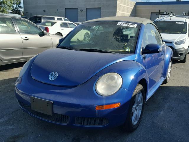 3VWRG31Y27M409226 - 2007 VOLKSWAGEN NEW BEETLE 蓝色 照片 2