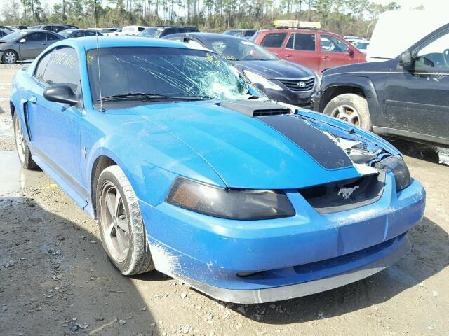 1FAFP42R93F443778 - 2003 FORD MUSTANG MA BLUE photo 1