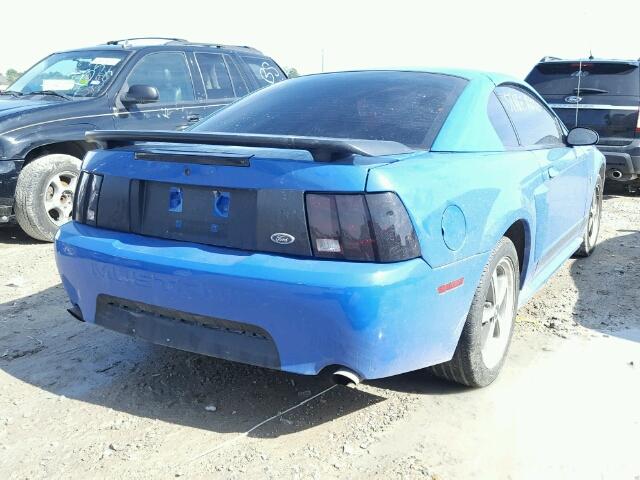 1FAFP42R93F443778 - 2003 FORD MUSTANG MA BLUE photo 4