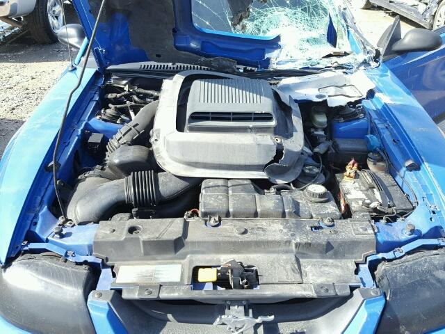 1FAFP42R93F443778 - 2003 FORD MUSTANG MA BLUE photo 7