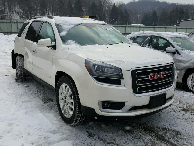 1GKKRRKD6FJ274510 - 2015 GMC ACADIA SLT WHITE photo 1