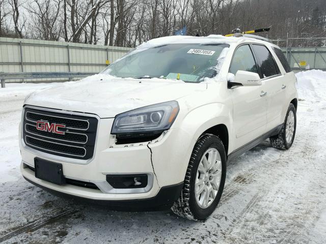 1GKKRRKD6FJ274510 - 2015 GMC ACADIA SLT თეთრი ფოტო 2