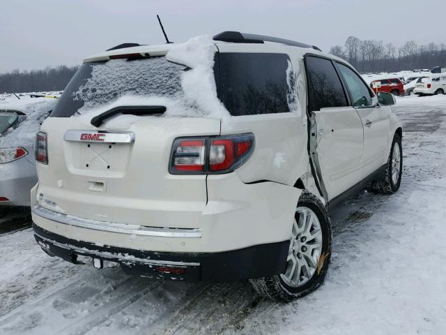 1GKKRRKD6FJ274510 - 2015 GMC ACADIA SLT თეთრი ფოტო 4