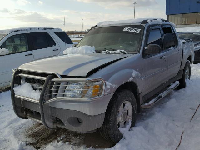 1FMZU67E11UB76691 - 2001 FORD EXPLORER S SILVER photo 2