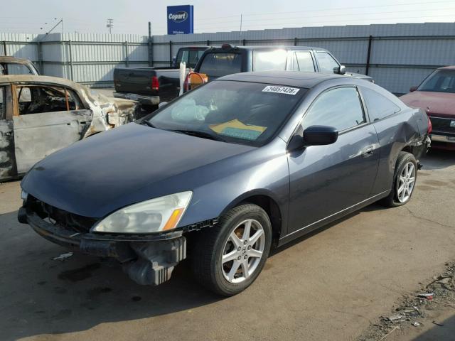 1HGCM82763A032865 - 2003 HONDA ACCORD EX GRAY photo 2