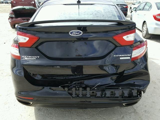 3FA6P0K93GR399147 - 2016 FORD FUSION TIT BLACK photo 9