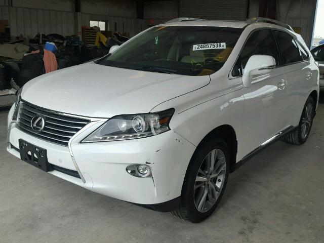 2T2ZK1BA6FC165252 - 2015 LEXUS RX 350 WHITE photo 2