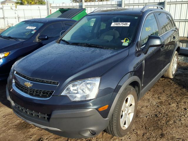 3GNAL2EK7ES549042 - 2014 CHEVROLET CAPTIVA LS BLUE photo 2