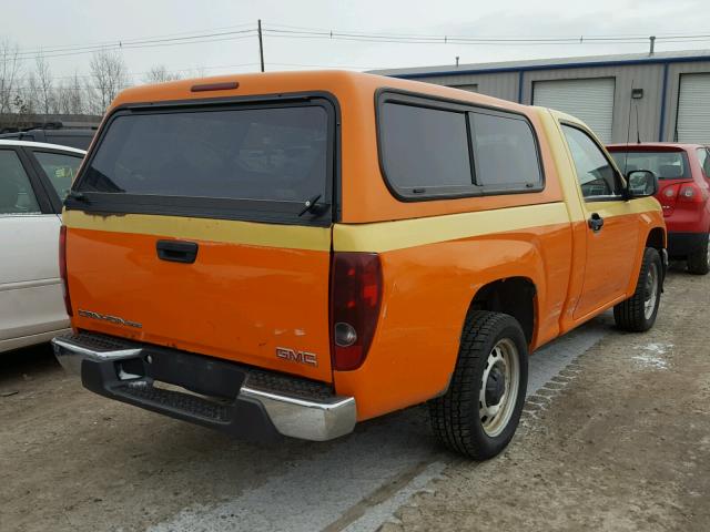 1GTCSBD97A8141517 - 2010 GMC CANYON ORANGE photo 4