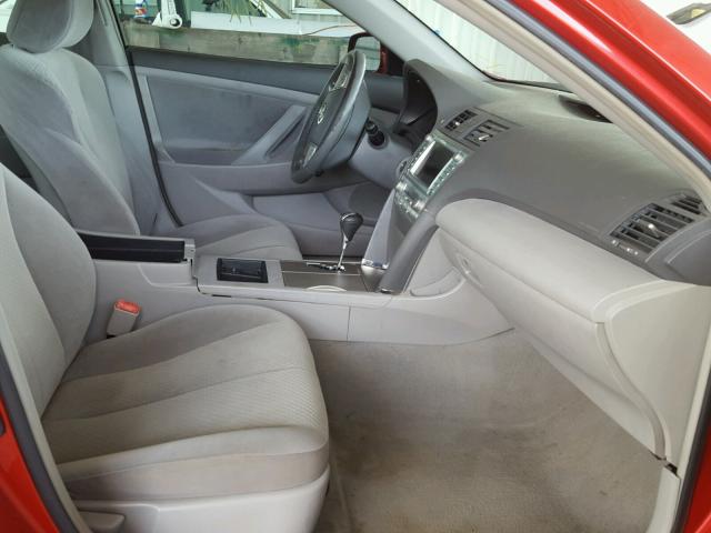 4T1BB46K98U052875 - 2008 TOYOTA CAMRY HYBR RED photo 5