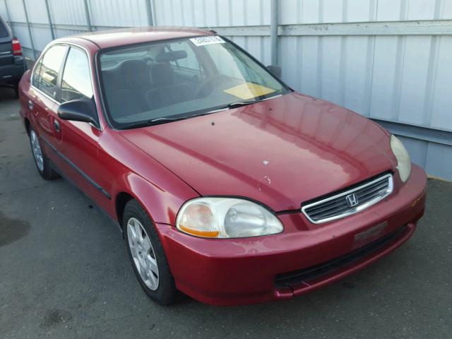 1HGEJ6679WL036790 - 1998 HONDA CIVIC LX RED photo 1