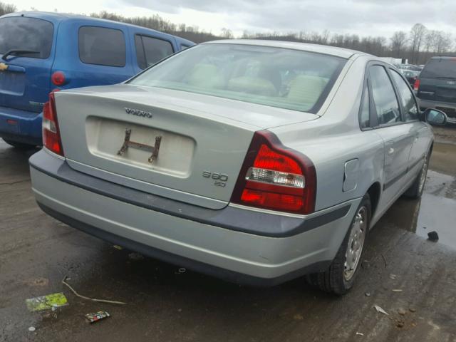 YV1TS94D0Y1124875 - 2000 VOLVO S80 SILVER photo 4