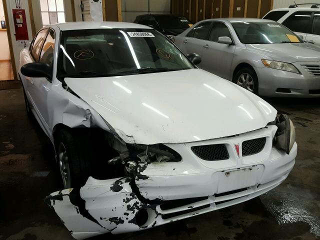 1G2NE52E45M139615 - 2005 PONTIAC GRAND AM S WHITE photo 1