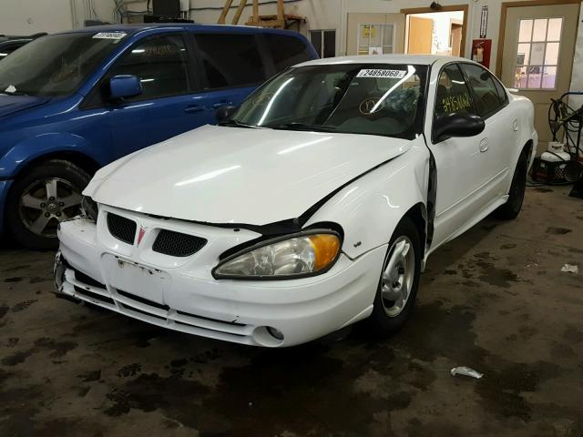 1G2NE52E45M139615 - 2005 PONTIAC GRAND AM S WHITE photo 2